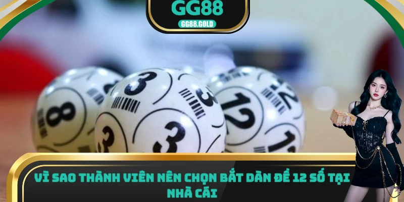 Vì sao thành viên nên chọn bắt dàn đề 12 số tại nhà cái